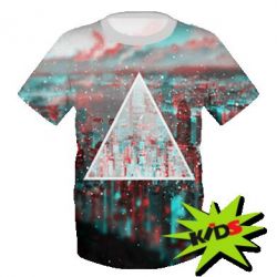 Дитяча 3D футболка Сity - PrintSalon
