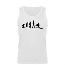 Мужская майка Ski evolution - PrintSalon