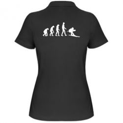 Женское поло Ski evolution - PrintSalon