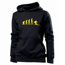 Женское худи Ski evolution - PrintSalon