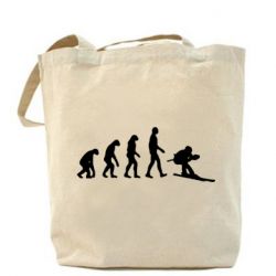 Эко-сумка Ski evolution - PrintSalon