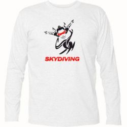 Футболка с длинным рукавом Skidiving - PrintSalon