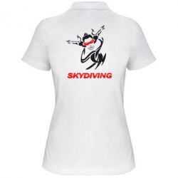 Женское поло Skidiving - PrintSalon