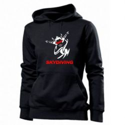 Женское худи Skidiving - PrintSalon