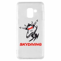 Чехол для Samsung A8 2018 Skidiving - PrintSalon