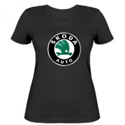 Женская футболка Skoda Auto - PrintSalon