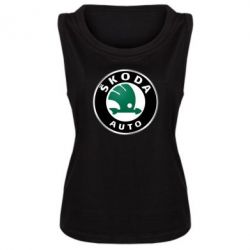 Женская майка Skoda Auto - PrintSalon