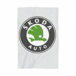 Полотенце с принтом Skoda Auto - PrintSalon