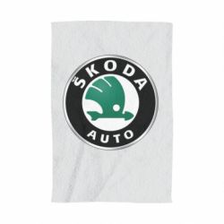 Полотенце с принтом Skoda Auto - PrintSalon