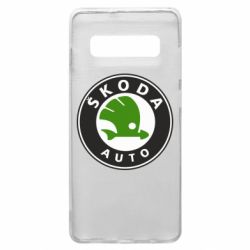 Чехол для Samsung S10+ Skoda Auto - PrintSalon