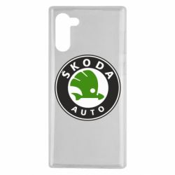 Чехол для Samsung Note 10 Skoda Auto - PrintSalon