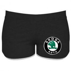Женские шорты Skoda Auto - PrintSalon