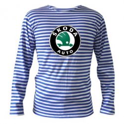 Тельняшка с длинным рукавом Skoda Auto - PrintSalon