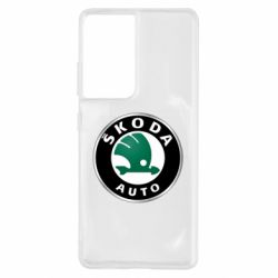 Чехол для Samsung S21 Ultra Skoda Auto - PrintSalon