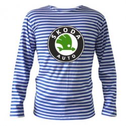 Тельняшка с длинным рукавом Skoda Auto - PrintSalon