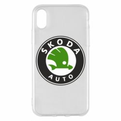 Чехол для iPhone X/Xs Skoda Auto - PrintSalon