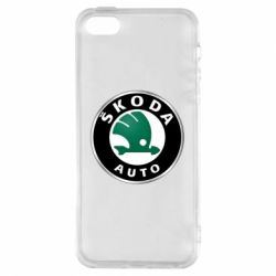 Чехол для iPhone5/5S/SE Skoda Auto - PrintSalon