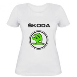 Женская футболка Skoda Bird - PrintSalon