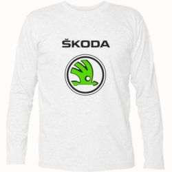 Футболка с длинным рукавом Skoda Bird - PrintSalon