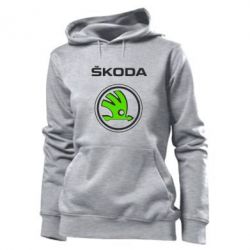Женское худи Skoda Bird - PrintSalon