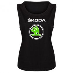 Женская майка Skoda Bird - PrintSalon