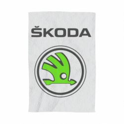Полотенце с принтом Skoda Bird - PrintSalon