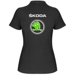 Женское поло Skoda Bird - PrintSalon