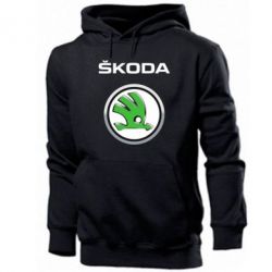 Мужское худи Skoda Logo 3D - PrintSalon