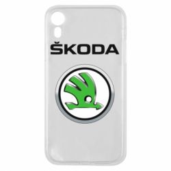 Чехол для iPhone XR Skoda Logo 3D - PrintSalon