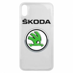 Чехол для iPhone Xs Max Skoda Logo 3D - PrintSalon