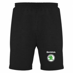 Мужские шорты Skoda Logo 3D - PrintSalon