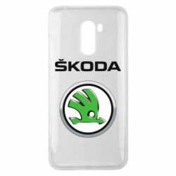 Чехол для Xiaomi Pocophone F1 Skoda Logo 3D - PrintSalon
