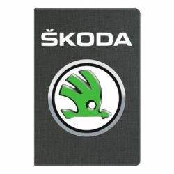 Блокнот с принто Skoda Logo 3D - PrintSalon