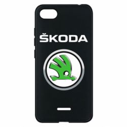 Чехол для Xiaomi Redmi 6A Skoda Logo 3D - PrintSalon