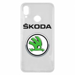 Чехол для Huawei P Smart Plus 2018 Skoda Logo 3D - PrintSalon