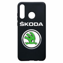 Чехол для Huawei P30 Lite Skoda Logo 3D - PrintSalon