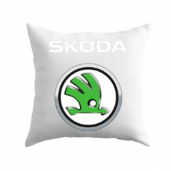 Подушка Skoda Logo 3D - PrintSalon