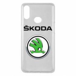 Чехол для Samsung A10s Skoda Logo 3D - PrintSalon