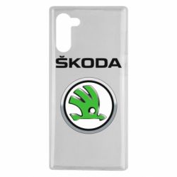Чехол для Samsung Note 10 Skoda Logo 3D - PrintSalon