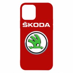 Чехол для iPhone 12 Skoda Logo 3D - PrintSalon