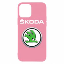 Чехол для iPhone 12 Pro Skoda Logo 3D
