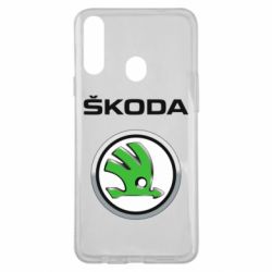 Чехол для Samsung A20s Skoda Logo 3D - PrintSalon
