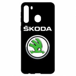 Чехол для Samsung A21 Skoda Logo 3D - PrintSalon