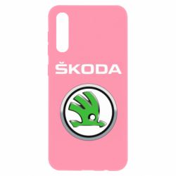 Чехол для Samsung A50 Skoda Logo 3D - PrintSalon