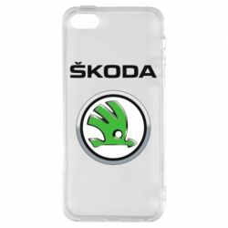 Чехол для iPhone5/5S/SE Skoda Logo 3D - PrintSalon