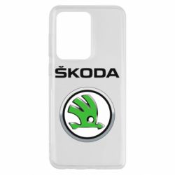 Чехол для Samsung S20 Ultra Skoda Logo 3D - PrintSalon