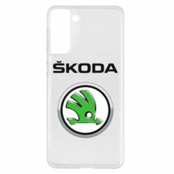 Чехол для Samsung S21+ Skoda Logo 3D - PrintSalon