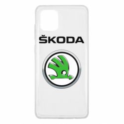 Чехол для Samsung Note 10 Lite Skoda Logo 3D - PrintSalon