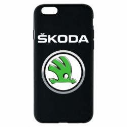 Чехол для iPhone 6/6S Skoda Logo 3D - PrintSalon