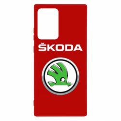 Чехол для Samsung Note 20 Ultra Skoda Logo 3D - PrintSalon